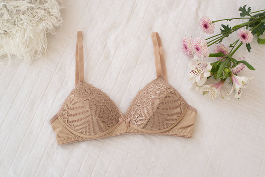 Sutiã Menina Moça Juvenil Renda e Microfibra sem Bojo Duda- Ref: 1676