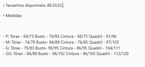 Kit 3 Tops Com Bojo Removível em Microfibra