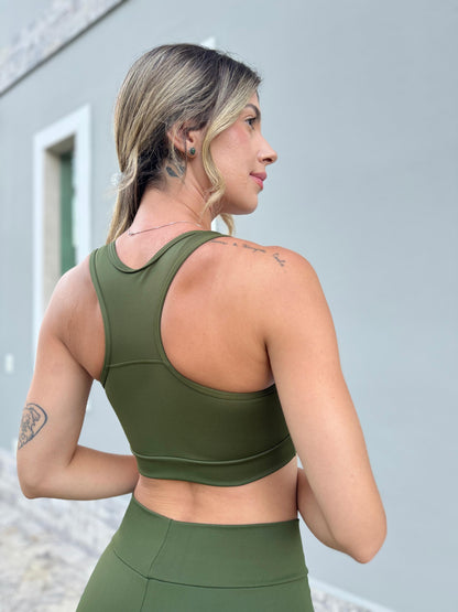 Top Flávia Fitness Feminino com Sustentação e Estilo