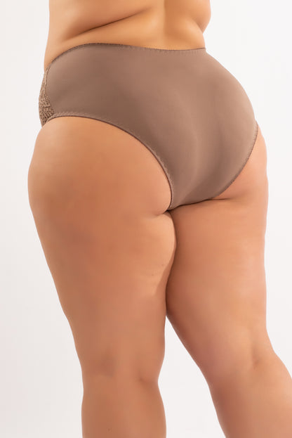 Calcinha em Microfibra e Renda Judite