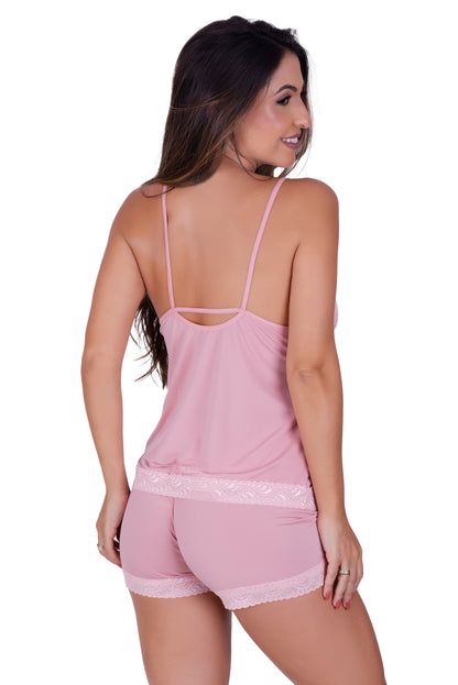Pijama Short Doll Conforto Liganete Malu