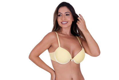 Sutiã com Bojo em Microfibra Levanta Mama Push Up