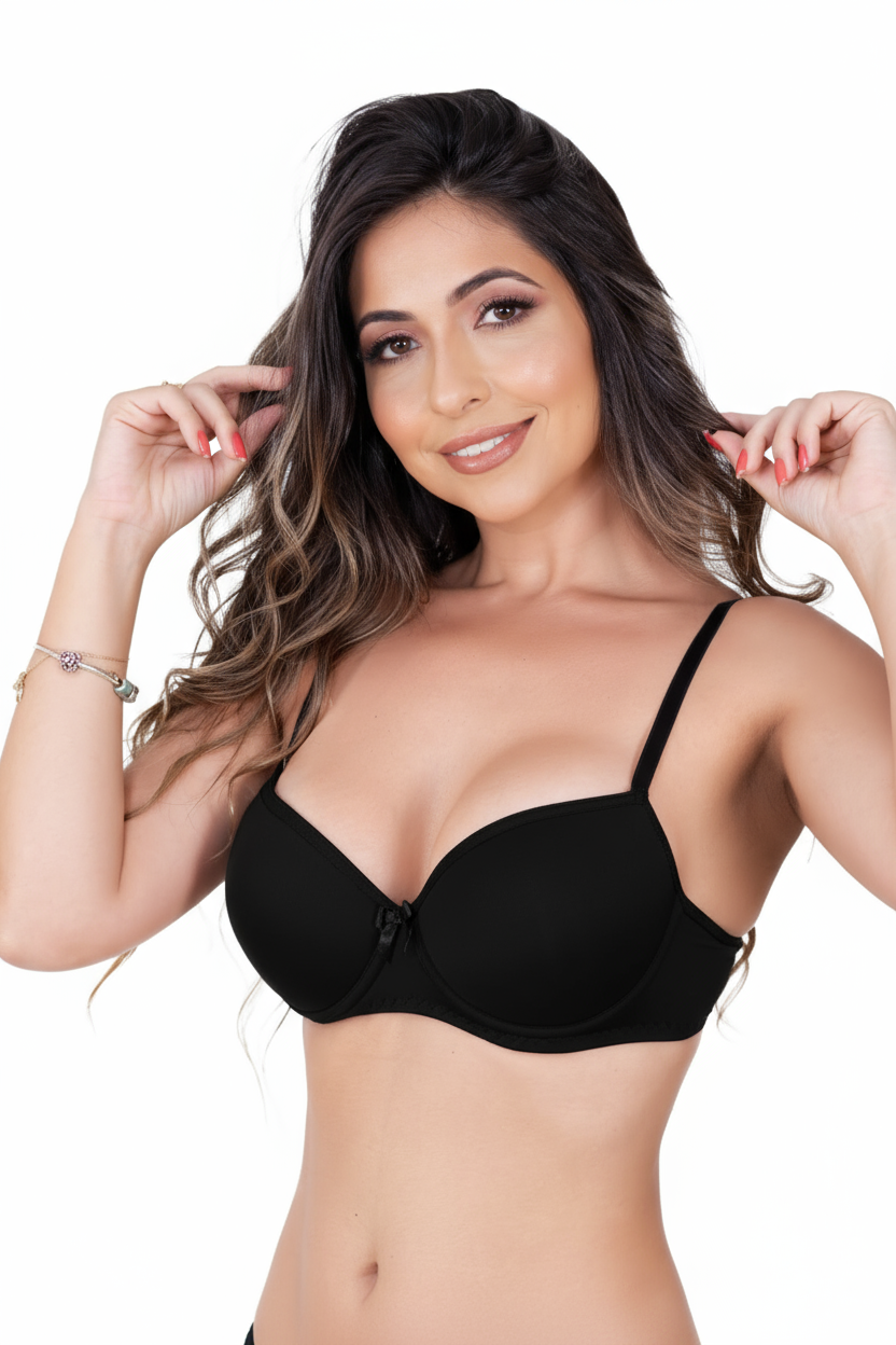 Sutiã com Bojo em Microfibra Carla