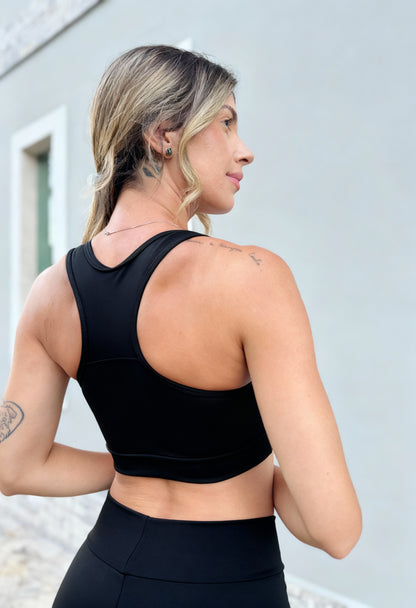 Top Flávia Fitness Feminino com Sustentação e Estilo