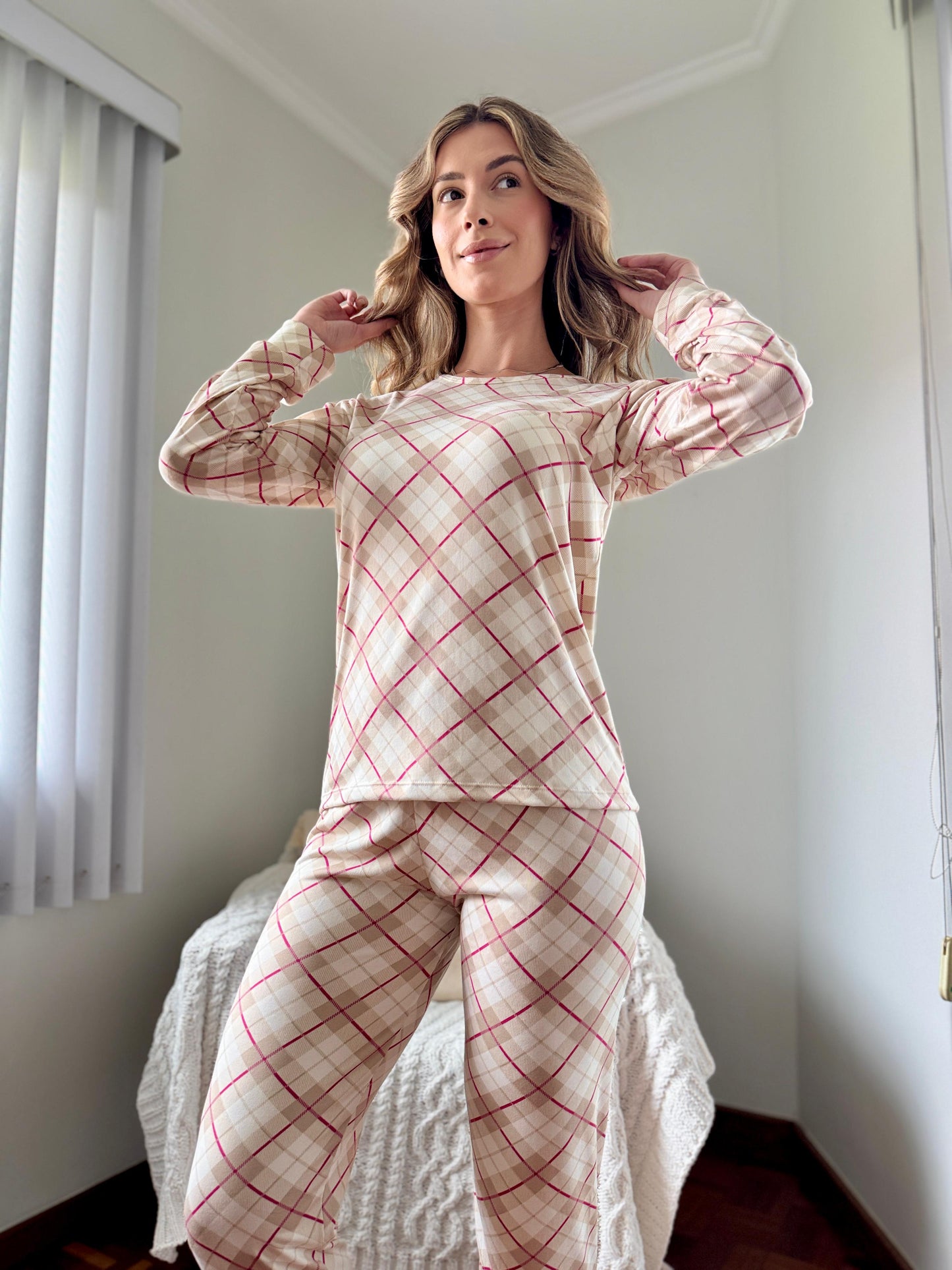 Pijama Feminino Longo Inverno Confortavel