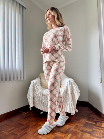 Pijama Feminino Longo Inverno Confortavel