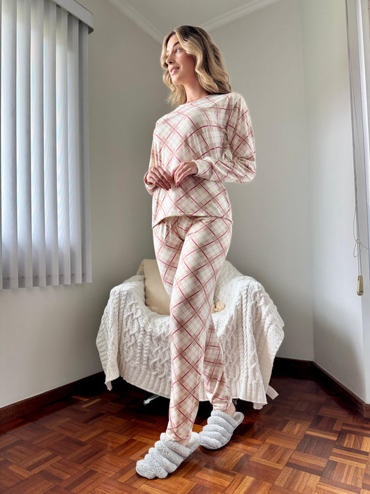 Pijama Feminino Longo Inverno Confortavel